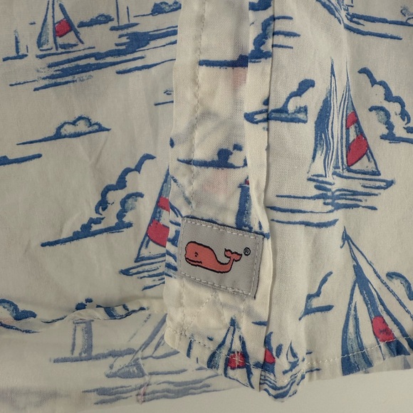 Vineyard vines men’s classic fit printed Murray shirt short sleeve size S - Picture 7 of 12